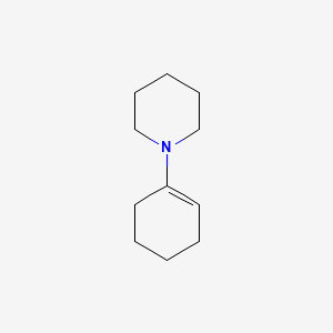 molecular formula C11H19N B1582165 1-(环己-1-烯-1-基)哌啶 CAS No. 2981-10-4