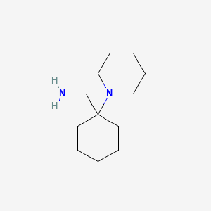 molecular formula C12H24N2 B1582194 (1-(哌啶-1-基)环己基)甲胺 CAS No. 41805-36-1