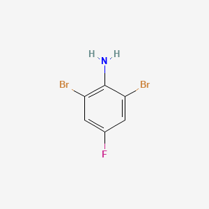 molecular formula C6H4Br2FN B1582199 2,6-二溴-4-氟苯胺 CAS No. 344-18-3