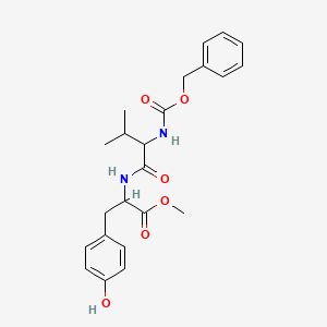 molecular formula C23H28N2O6 B1582207 N-[(苄氧羰基)缬氨酰酪氨酸甲酯 CAS No. 15149-72-1