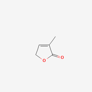 molecular formula C5H6O2 B1582225 3-甲基-2(5H)-呋喃酮 CAS No. 22122-36-7