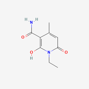 3-Pyridinecarboxamide, 1-ethyl-1,2-dihydro-6-hydroxy-4-methyl-2-oxo-