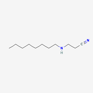 molecular formula C11H22N2 B1582240 3-(辛基氨基)丙腈 CAS No. 29504-89-0