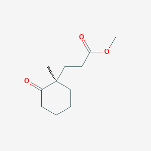 molecular formula C11H18O3 B1582267 methyl 3-[(1R)-1-methyl-2-oxocyclohexyl]propanoate CAS No. 94089-47-1