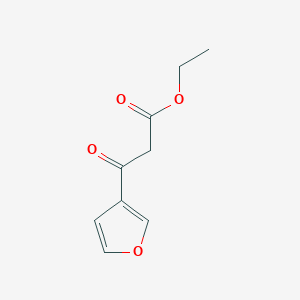 molecular formula C9H10O4 B1582271 3-(呋喃-3-基)-3-氧代丙酸乙酯 CAS No. 36878-91-8