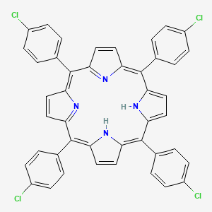 molecular formula C44H26Cl4N4 B1582274 5,10,15,20-Tetrakis(4-chlorophenyl)-21,22-dihydroporphyrin CAS No. 22112-77-2