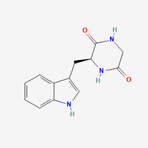 molecular formula C13H13N3O2 B1582282 环（甘氨酰色氨酰） CAS No. 7451-73-2