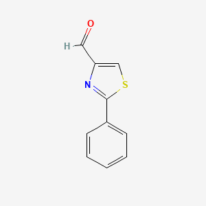 molecular formula C10H7NOS B1582289 2-苯基-1,3-噻唑-4-甲醛 CAS No. 20949-81-9