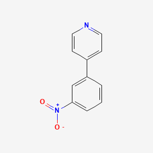 molecular formula C11H8N2O2 B1582298 4-(3-Nitrophenyl)pyridine CAS No. 4282-48-8