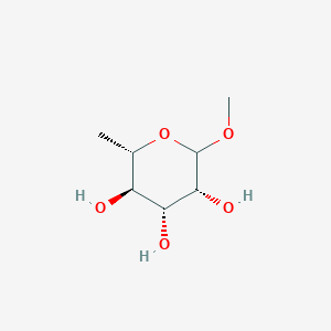 molecular formula C7H14O5 B015823 Methyl-L-rhamnopyranoside CAS No. 63864-94-8