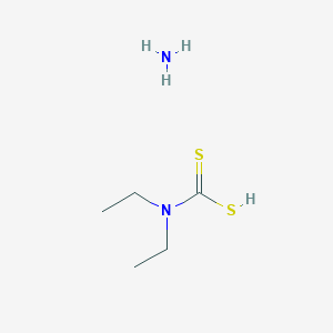 molecular formula C5H14N2S2 B1582315 Ammonium diethyldithiocarbamate CAS No. 21124-33-4