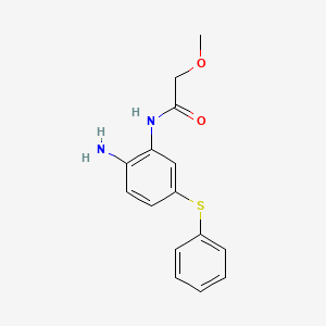 molecular formula C15H16N2O2S B1582331 N-(2-Amino-5-(phenylthio)phenyl)-2-methoxyacetamide CAS No. 58306-67-5