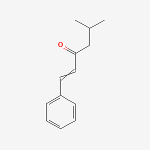 molecular formula C13H16O B1582339 1-己烯-3-酮，5-甲基-1-苯基- CAS No. 2892-18-4
