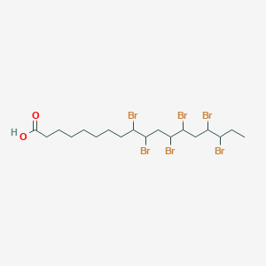 B1582341 9,10,12,13,15,16-Hexabromooctadecanoic acid CAS No. 4167-08-2