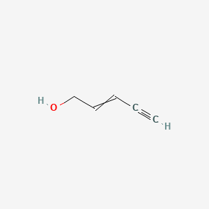 molecular formula C5H6O B1582349 2-戊烯-4-炔-1-醇 CAS No. 5557-88-0