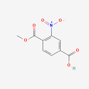 molecular formula C9H7NO6 B1582355 4-(甲氧羰基)-3-硝基苯甲酸 CAS No. 35092-89-8