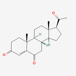 molecular formula C21H28O3 B1582364 Pregn-4-ene-3,6,20-trione CAS No. 2243-08-5