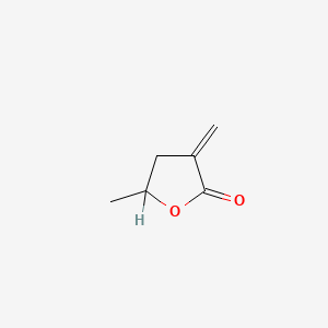 molecular formula C6H8O2 B1582371 alpha-Methylene-gamma-valerolactone CAS No. 62873-16-9