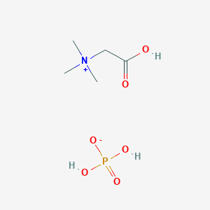 molecular formula C5H14NO6P B1582375 甜菜碱磷酸盐 CAS No. 58823-88-4