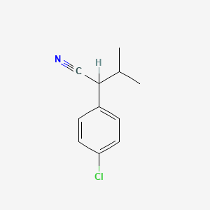 molecular formula C11H12ClN B1582380 2-(4-Chlorophenyl)-3-methylbutanenitrile CAS No. 2012-81-9