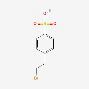 molecular formula C8H9BrO3S B1582383 4-(2-Bromoethyl)benzenesulfonic Acid CAS No. 54322-31-5