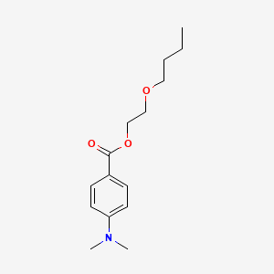 molecular formula C15H23NO3 B1582389 2-Butoxyethyl 4-(dimethylamino)benzoate CAS No. 67362-76-9