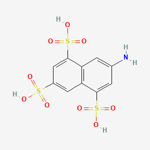 molecular formula C10H9NO9S3 B1582391 7-Amino-1,3,5-naphthalenetrisulfonic acid CAS No. 27310-25-4