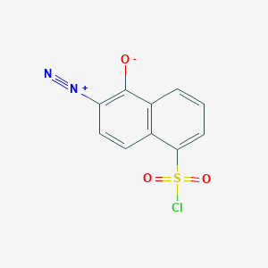 molecular formula C10H5ClN2O3S B1582395 1-萘磺酰氯，6-重氮-5,6-二氢-5-氧代- CAS No. 3770-97-6