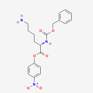 molecular formula C20H23N3O6 B1582396 p-Nitrophenyl N2-(benzyloxycarbonyl)-L-lysinate CAS No. 4272-71-3