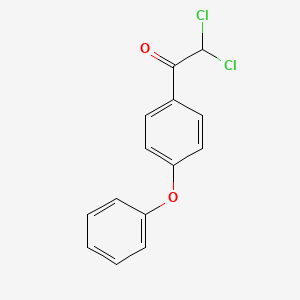 molecular formula C14H10Cl2O2 B1582398 2,2-Dichloro-1-(4-phenoxyphenyl)ethanone CAS No. 59867-68-4