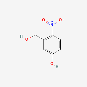 molecular formula C7H7NO4 B1582399 5-羟基-2-硝基苄醇 CAS No. 60463-12-9
