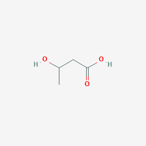 molecular formula C4H8O3 B158240 3-Hydroxybutyric acid CAS No. 300-85-6