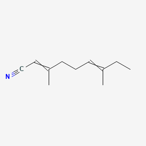 molecular formula C11H17N B1582404 3,7-二甲基壬-2,6-二烯腈 CAS No. 61792-11-8
