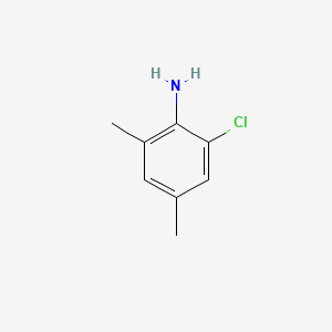 molecular formula C8H10ClN B1582407 2-氯-4,6-二甲基苯胺 CAS No. 63133-82-4
