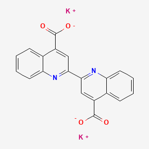 B1582410 [2,2'-Biquinoline]-4,4'-dicarboxylic acid, dipotassium salt CAS No. 63451-34-3