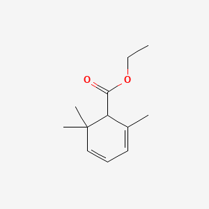 molecular formula C12H18O2 B1582422 2,6,6-三甲基环己-2,4-二烯-1-羧酸乙酯 CAS No. 35044-57-6