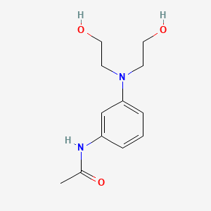 molecular formula C12H18N2O3 B1582439 N-[3-[双(2-羟乙基)氨基]苯基]乙酰胺 CAS No. 92-02-4
