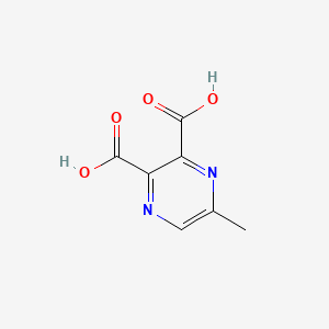 molecular formula C7H6N2O4 B1582470 5-甲基吡嗪-2,3-二甲酸 CAS No. 5521-60-8