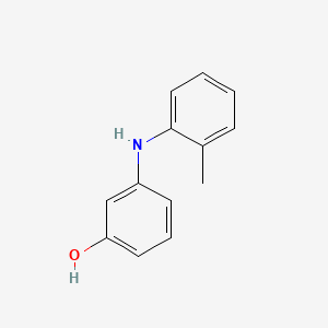 molecular formula C13H13NO B1582523 间-(邻-甲苯氨基)苯酚 CAS No. 6264-98-8
