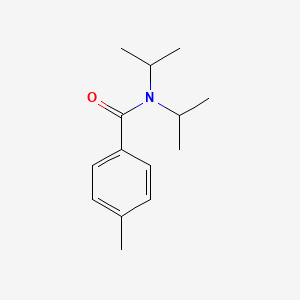 molecular formula C14H21NO B1582525 苯甲酰胺，4-甲基-N，N-双(1-甲基乙基)- CAS No. 6937-52-6