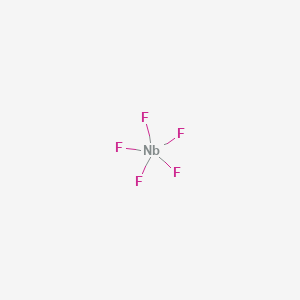 molecular formula NbF5<br>F5N B1582530 Niobium(V) fluoride CAS No. 7783-68-8