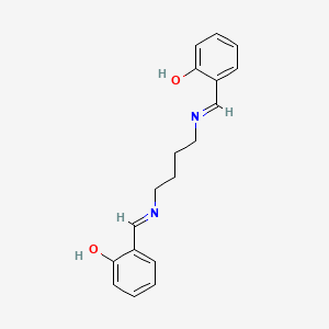molecular formula C18H20N2O2 B1582537 N,N'-Bis(salicylidene)-1,4-butanediamine CAS No. 3955-57-5