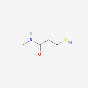 molecular formula C4H9NOS B1582545 3-Mercapto-N-methylpropanamide CAS No. 52334-99-3