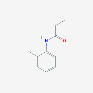 molecular formula C10H13NO B1582556 N-(2-甲基苯基)丙酰胺 CAS No. 19343-15-8