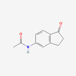 molecular formula C11H11NO2 B1582557 N-(1-氧代-2,3-二氢-1H-茚满-5-基)乙酰胺 CAS No. 58161-35-6