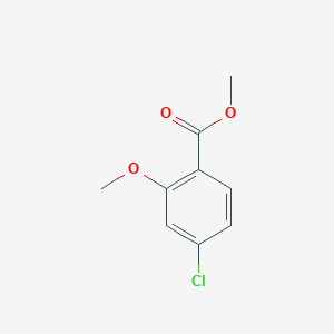 molecular formula C9H9ClO3 B1582561 4-氯-2-甲氧基苯甲酸甲酯 CAS No. 78955-90-5