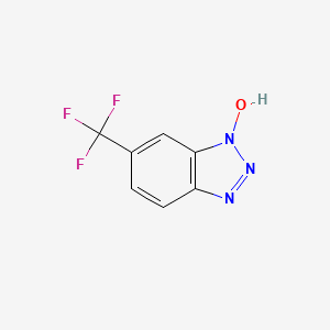 molecular formula C7H4F3N3O B1582567 1-Hydroxy-6-(trifluoromethyl)benzotriazole CAS No. 26198-21-0