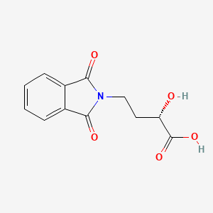 molecular formula C12H11NO5 B1582568 (S)-(+)-2-羟基-4-邻苯二甲酰基丁酸 CAS No. 48172-10-7