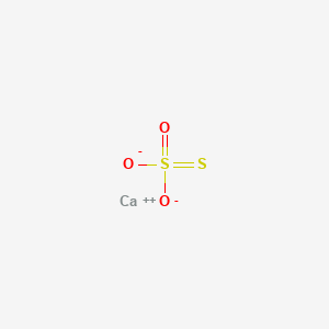 molecular formula CaO3S2 B158258 硫代硫酸钙 CAS No. 10124-41-1