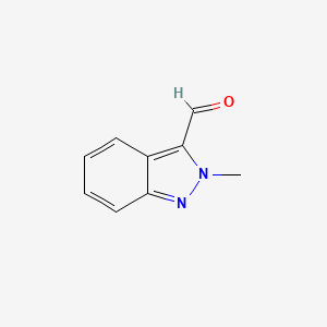 B1582592 2-methyl-2H-indazole-3-carbaldehyde CAS No. 34252-54-5